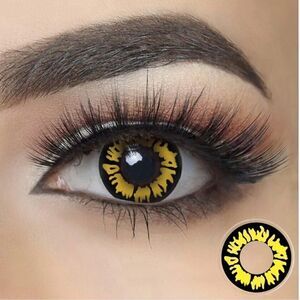 Crazy Lab Yellow Twilight New Moon Vampire Cosplay